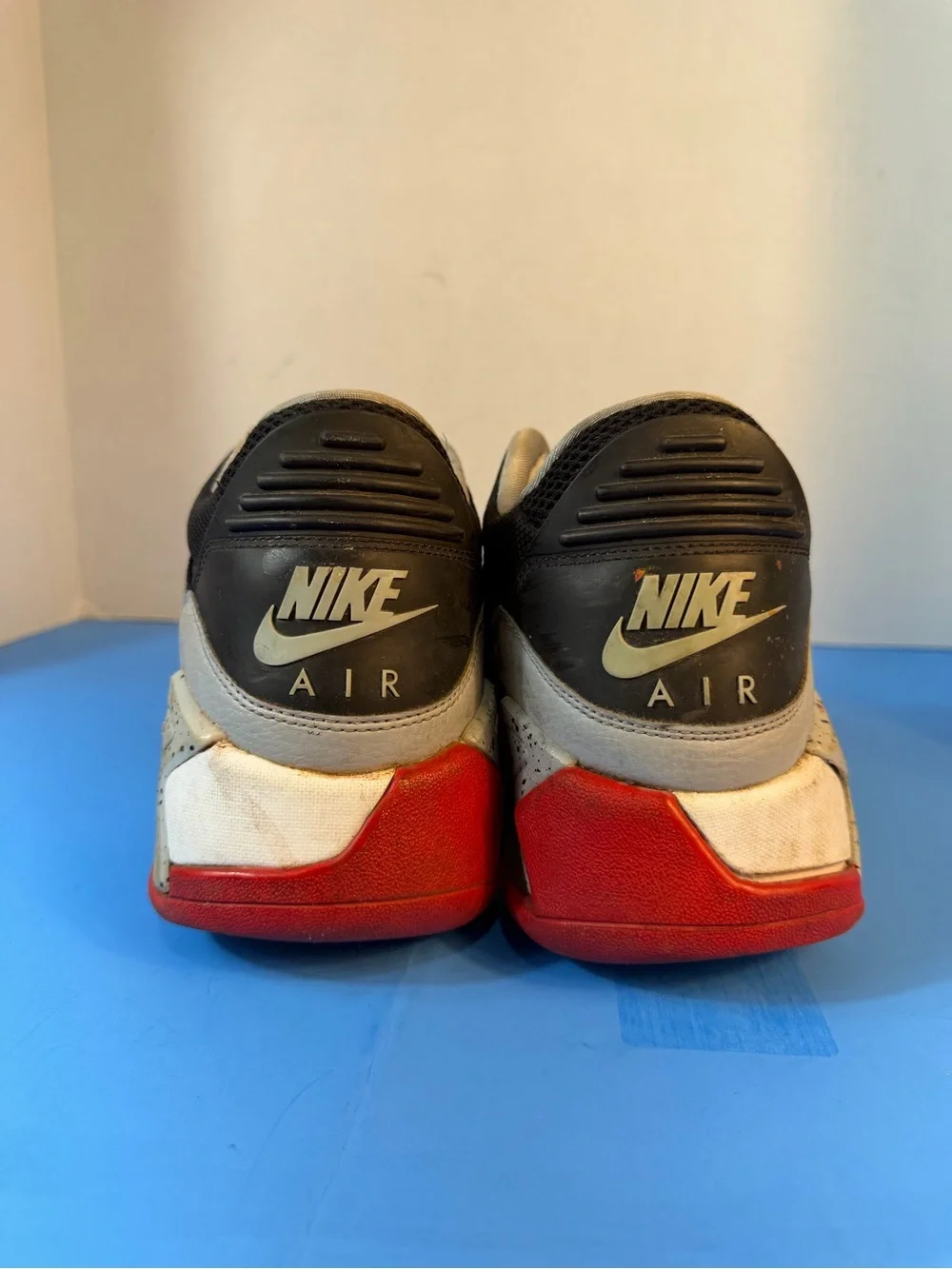 Jordan Men's Black, Red and Gray Low-Top Sneakers